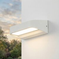 LED Außenleuchte Weiß Aluminium 8 W 900 lm IP44