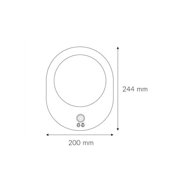 LED Wandlampe außen Bewegungsmelder IP44 850 lm 9 W