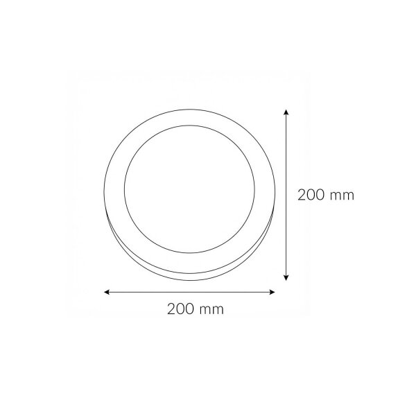 LED Wandlampe außen Edelstahl IP44 3000 K 850 lm 9 W