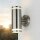 Außenlampe Wand Edelstahl 23 cm hoch IP44 GU10 LED