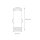 Außenlampe Wand Edelstahl 23 cm hoch IP44 GU10 LED