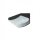 LED Solarleuchte Bewegungsmelder Schwarz 3000 K B: 10,6 cm