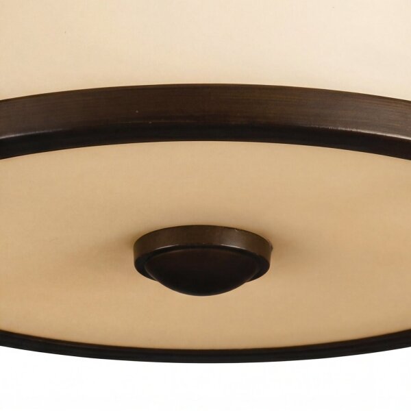Deckenleuchte für Außen in Bronze Creme blendarm