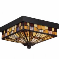 Premium Außenleuchte Tiffany Design IP44 Decke MISSY
