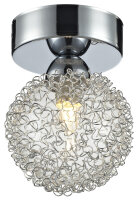 Klassische Wandlampe Elena Evo Mit Glas Chrom