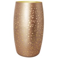 Nachttischlampe Metall E27 26 cm in Gold dekorativ GITTE