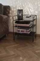Tischlampe Metall 26 cm hoch Schwarz E27 dekorativ GITTE