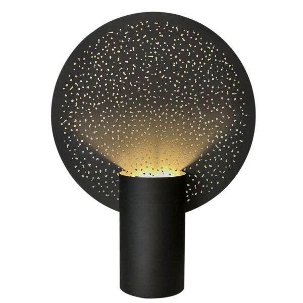 Tischlampe Metall Schwarz 50 cm für E27 dekorativ