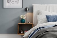 Wandspot mit Stecker Schalter B: 11 cm klein Schwarz GU10