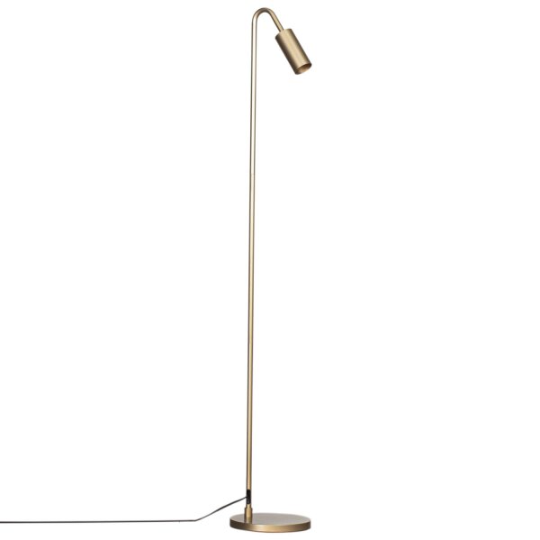 Stehleuchte klein 146 cm in Gold GU10 Metall Retro