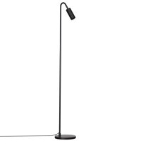 Stehleuchte Schwarz 146 cm klein Metall GU10 Retro