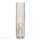 Metall Glas 40 cm hoch in Gold E27 mir Kabelschalter