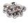 Deckenleuchte Metall Rauchglas B: 30 cm 3-flammig G9
