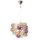 Pendelleuchte Bunt B: 50 cm H: max. 120 cm Glas Metall 8x G9