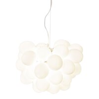 Deckenleuchte Glas Schirme B: 50 cm 8x G9 Modern...