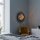 Wandlampe mit Stecker Schalter Rauchglas rund Ø 60 cm groß
