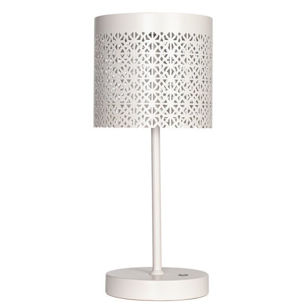 LED Tischleuchte Akku IP44 34,5 cm dimmbar kabellos tragbar
