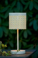 LED Tischleuchte Akku IP44 34,5 cm dimmbar kabellos tragbar