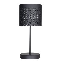 LED Tischlampe außen Akku dimmbar kabellos 34,5 cm...