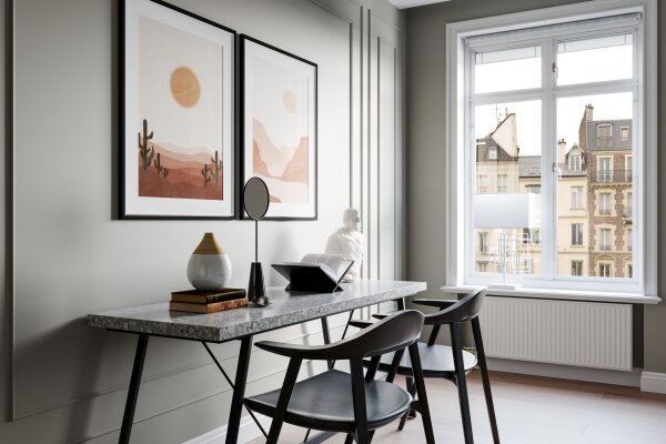 Nachttischlampe Stoff Metall E27 69 cm hoch Weiß Modern