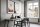 Nachttischlampe Stoff Metall E27 69 cm hoch Weiß Modern