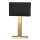 Nachttischlampe E27 69,5 cm eckig Modern Metall Stoff