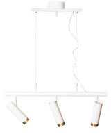 Pendelleuchte 3-flammig 80 cm breit H: max. 140 cm GU10
