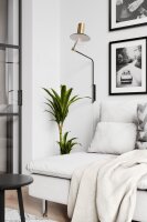 Wandlampe mit Kabel und Stecker Metall E27 Schwenkarm