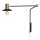Wandlampe mit Kabel und Stecker Metall E27 Schwenkarm
