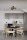 Deckenleuchte Metall Glas 70 cm breit 6x G9 Modern