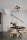 Deckenleuchte Metall Glas 70 cm breit 6x G9 Modern