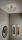 Deckenleuchte Glas Metall 50 cm breit in Gold Modern 6x G9