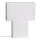 Tischleuchte Weiß Papier Metall 40 cm hoch 2x E27