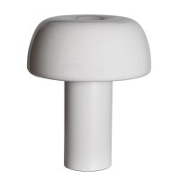 Tischleuchte Weiß H: 41 cm kippbar Metall...