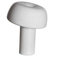 Tischleuchte Weiß H: 41 cm kippbar Metall...