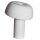 Tischleuchte Weiß H: 41 cm kippbar Metall Kabelschalter E27
