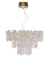 Hängelampe Kristall 51,5 cm breit H: max. 120 cm 5x E14
