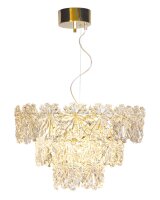 Hängelampe Kristall 51,5 cm breit H: max. 120 cm 5x E14