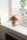 Tischlampe Glas 30 cm hoch Braun marmoriert E27 Pilzdesign