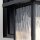 Wandleuchte außen Aluminium Glas E27 IP44 25,8 cm hoch