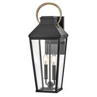 Außenwandleuchte Glas Aluminium E14 IP44 55,6 cm hoch