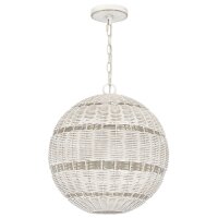 Außenlampe hängend Korbschirm E27 IP44...