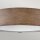 Außenlampe rund D: 38,1 cm IP44 E14 in Holz Optik blendarm
