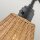 Wandlampe Rattan Metall Gelenkarm schwenkbar E27 zum Lesen