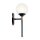 Badezimmerlampe IP44 LED G9 34,8 cm hoch Metall Glas