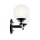 Badezimmerleuchte LED G9 Glas Metall IP44 B:37,3 cm Kugel