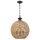 Hängeleuchte rund Ø 46,5 cm H: max. 251,4 cm Seil Schirm
