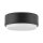 Deckenlampe rund Ø 30,5 cm Schwarz Weiß Metall Glas 2x E27