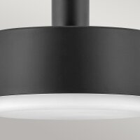 Hängeleuchte Schwarz Messing D: 33 cm Metall Glas 2x...
