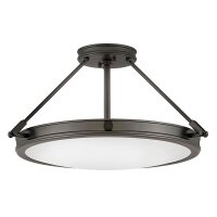 Deckenlampe rund &Oslash; 55,8 cm Schwarz Wei&szlig; 4x...